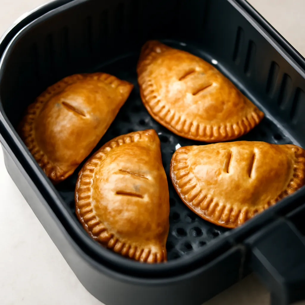 Air Fryer Hand Pies served hot