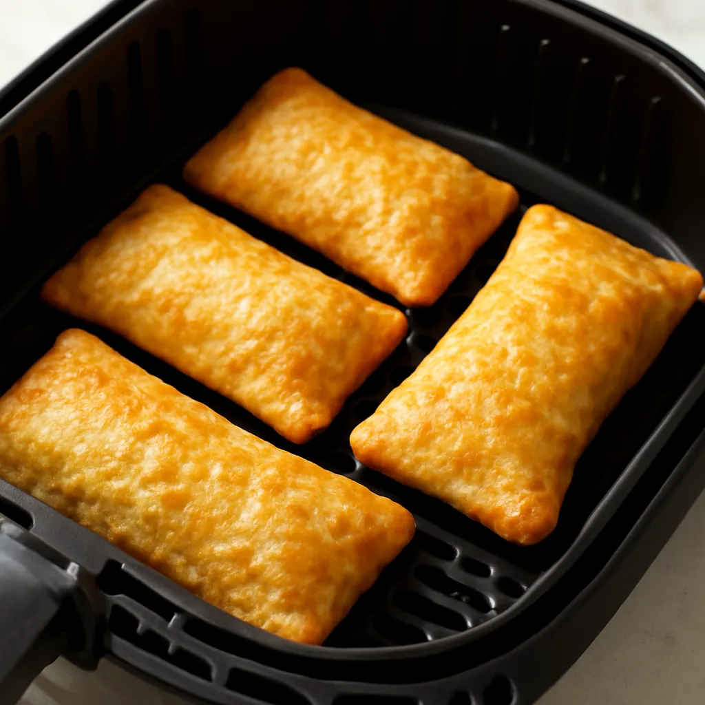 Air Fryer Hot Pockets served hot