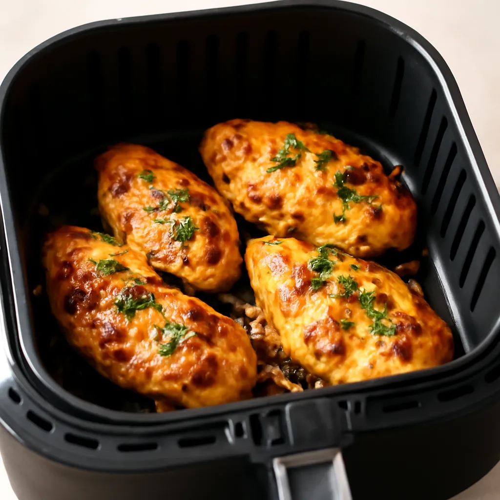 Air Fryer Marry Me Chicken served hot
