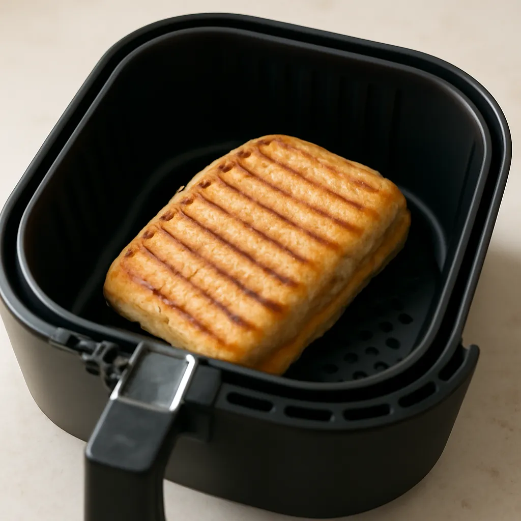 Air Fryer Panini served hot