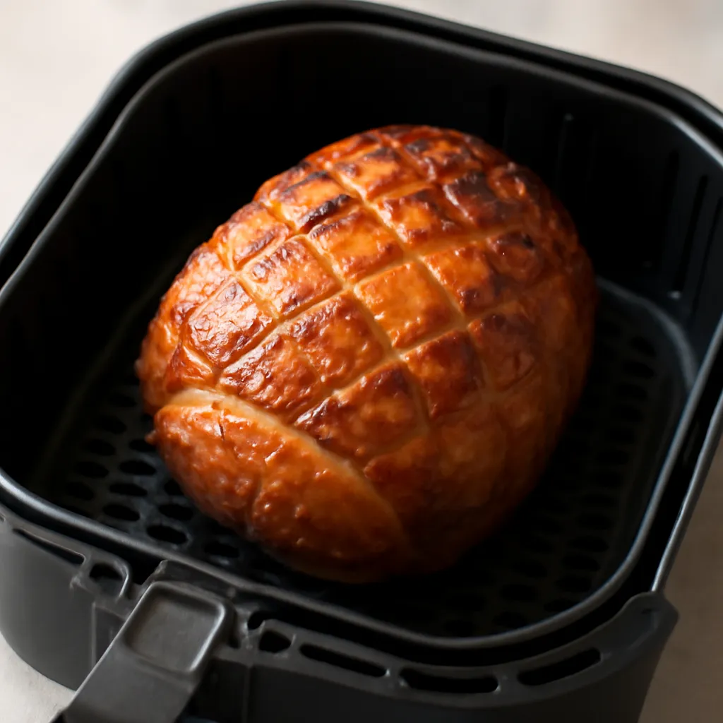 Air Fryer Gammon Joint served hot