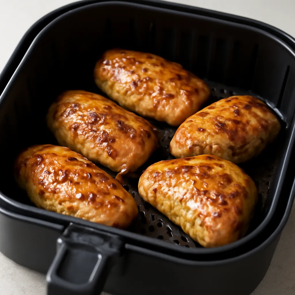 Air Fryer Honey Mustard Chicken served hot