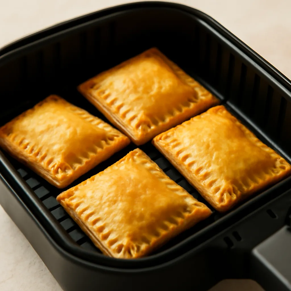 Air Fryer Pop Tarts served hot